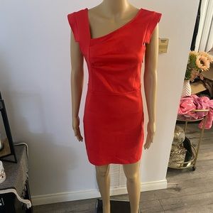 bebe coral dress size M